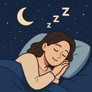 夜空と夢の中の女性 (1)